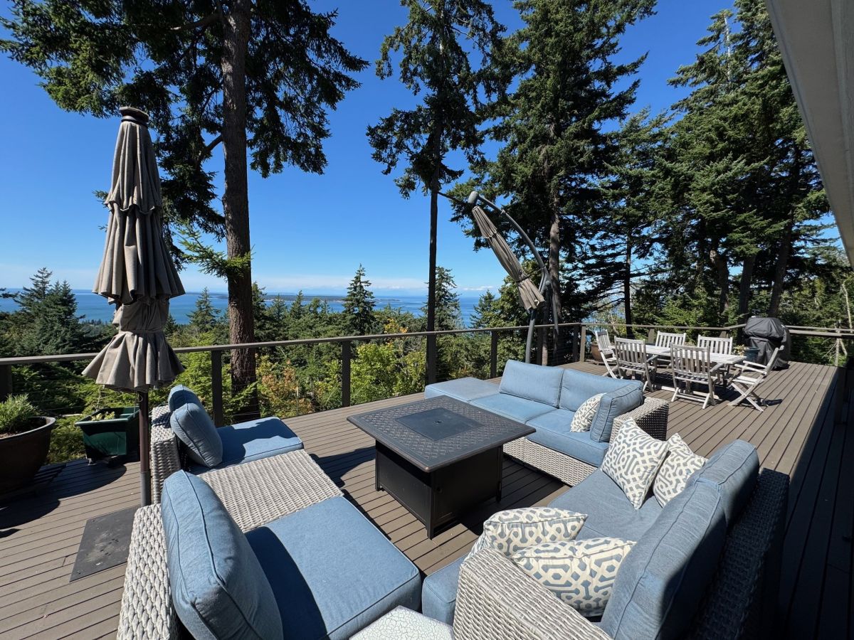 Large Deck on View Side of house